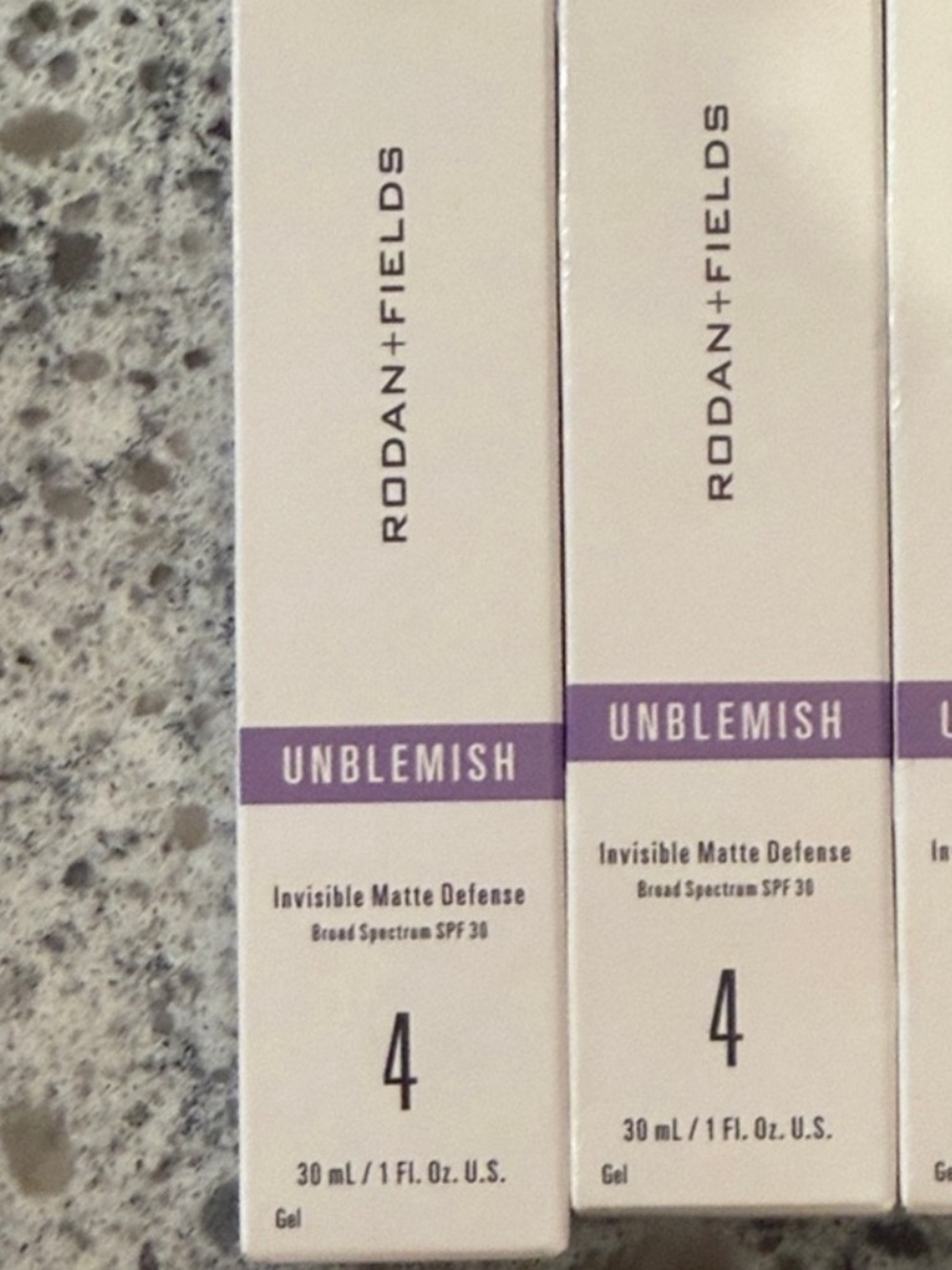 Rodan + Fields 4 Unblemish Invisible matte defense lot of 2!